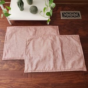 Decorative Silvery Pink Pillow Covers